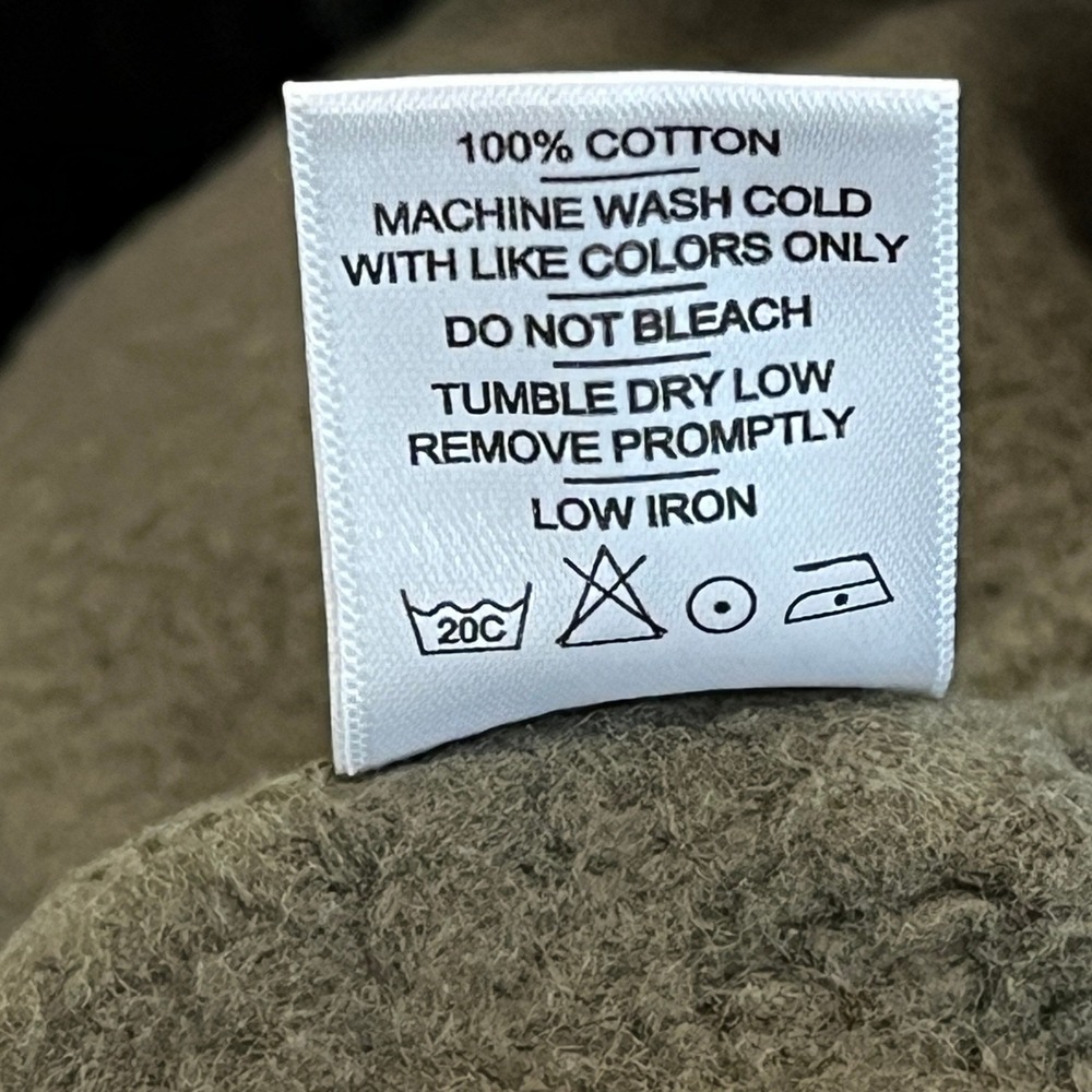 American Giant NWOT Straight Leg Sweatpants Mens L‎ Deep Olive Green Cotton USA - Picture 10 of 13